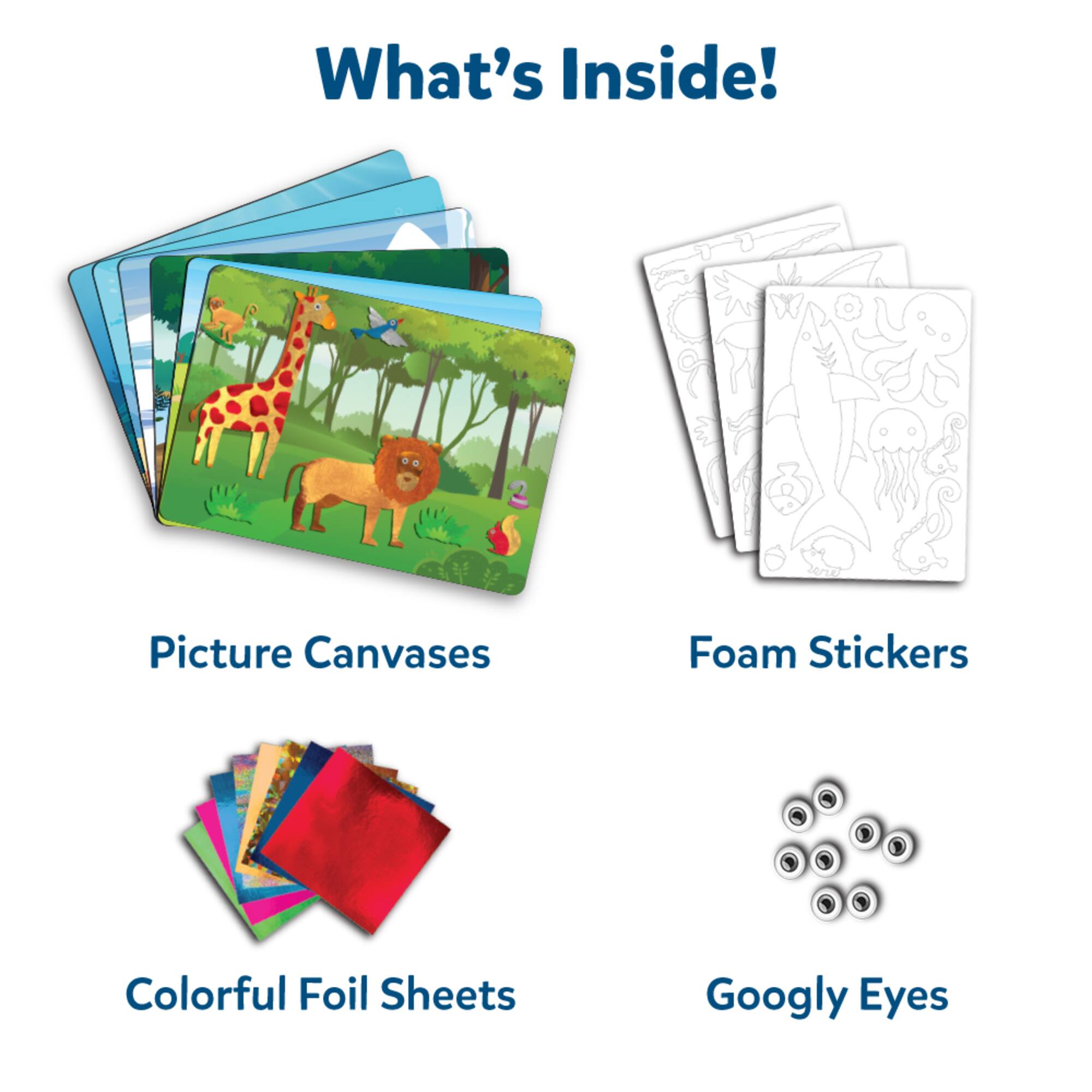Skillmatics® Foil Fun World of Animals Craft Activity Set